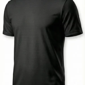 Camiseta Fitness Mesh Preta